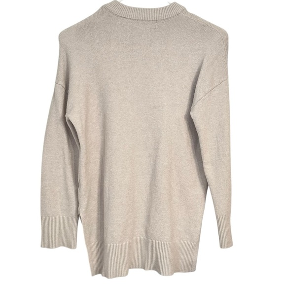 Tahari Light Pink Crewneck Sweater Side Slits S - Picture 6 of 6